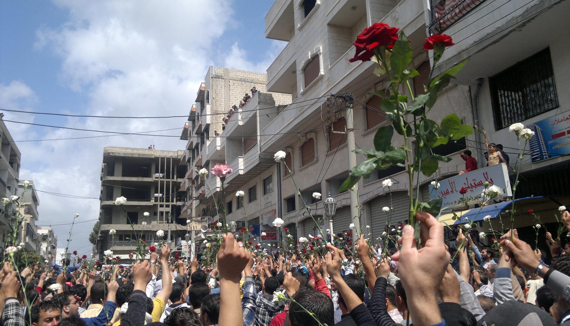 Manifestación en Banyas - Siria